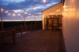Stone Lodge Deck Lighting