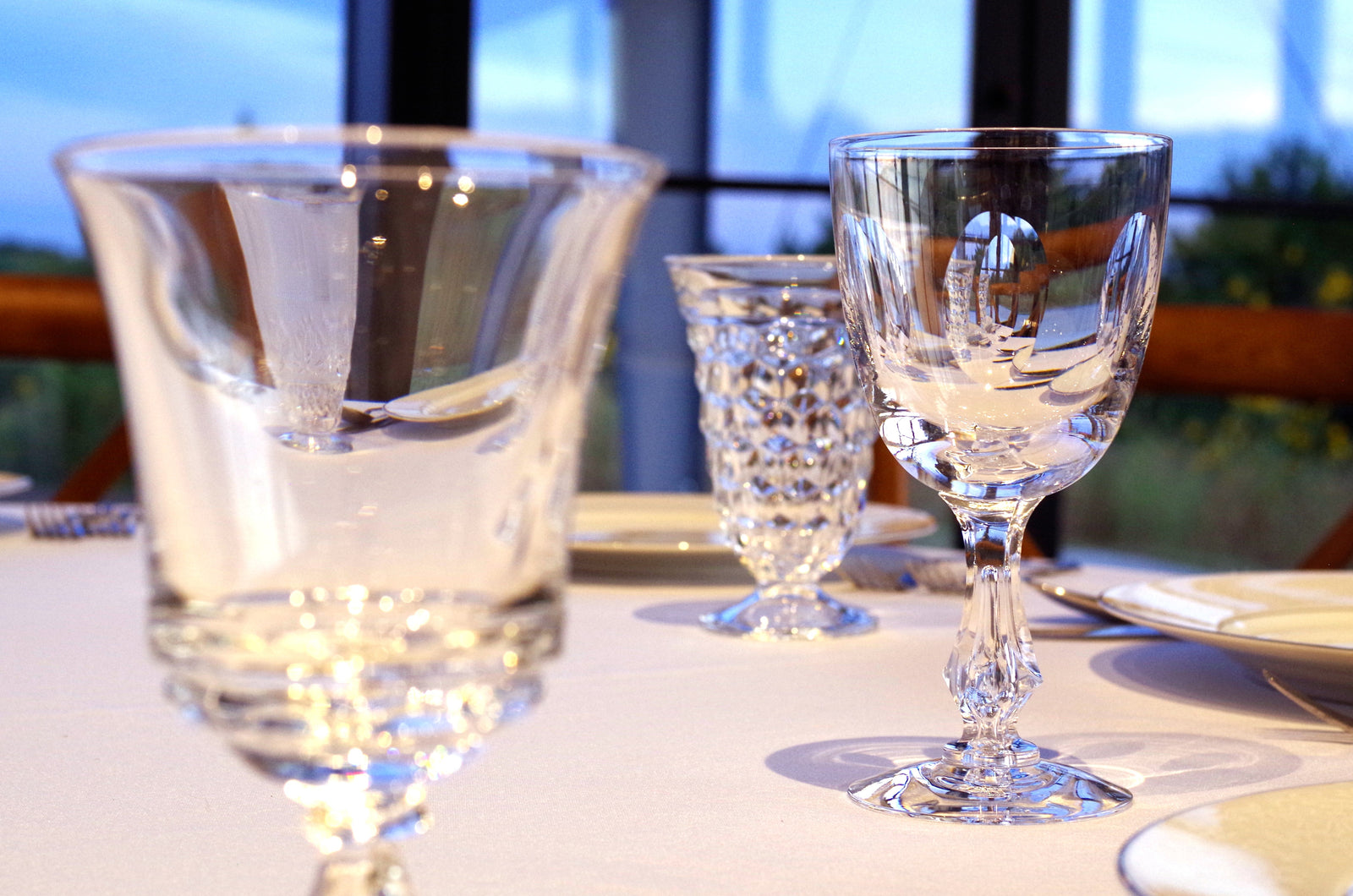 Vintage Glass Goblets