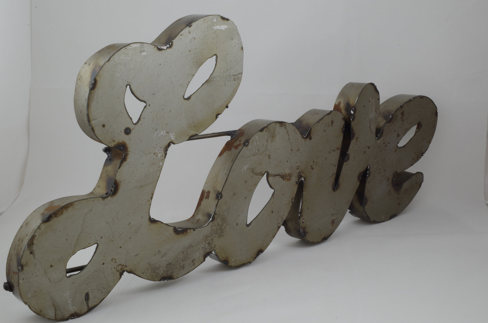 Welded Metal LOVE - Fancy Font